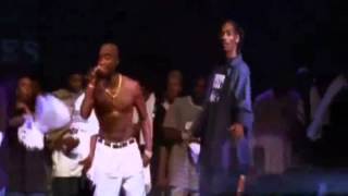 2Pac Dr Dre and Snoop Dogg in live performance [upl. by Ecirtnahs971]