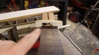 You Can Make a Compound Radius Fretboard Easily  Guitar Build  Part 9 [upl. by Eirol]