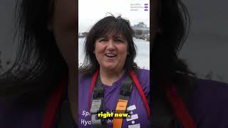 💟 Chisholm Hunter raise £10000 in Zipslide the Clyde 💪 [upl. by Novar]