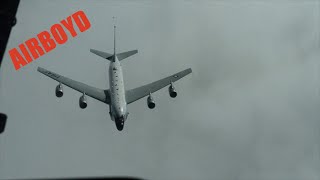 The Elusive RC135 Rivet Joint Air Refueling [upl. by Adnoel]