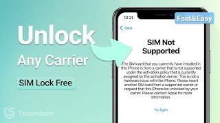 iPhone SIM Lock Removal  How to Unlock iPhone from Any Carrier  2024 Newest [upl. by Reve440]