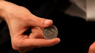 How to Do the Pinch Coin Vanish  Coin Tricks [upl. by Ilhsa843]