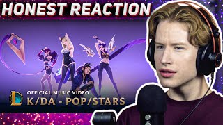 HONEST REACTION to KDA  POPSTARS ft Madison Beer GIDLE Jaira Burns  Music Video [upl. by Hertberg]