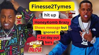 Finesse2Tymes MESSAGE TO HoneyKomb Brazy iGNORED amp Brazy EXPLAINS WHY  brazy “RESPECT“ breakdown [upl. by Zelten52]