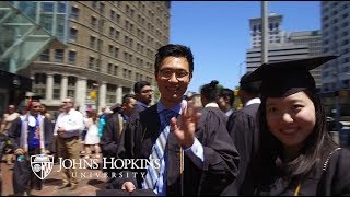 Johns Hopkins Commencement 2018  Highlights [upl. by Ulu]