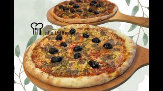 Pâte pizza au Thermomix à garderعجين البيتزا وجديه وتهنايpizzaبيتزاpâte cheflallalatifa [upl. by Arehc757]