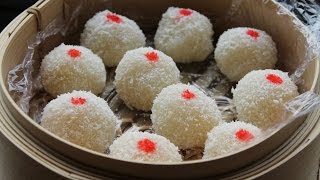 Perles de coco  椰蓉糯米糍  la recette traditionnelle chinoise  Cooking With Morgane [upl. by Yrian]