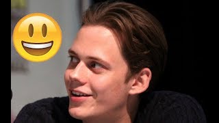 Bill Skarsgård  IT Movie  TRY NOT TO LAUGH😊😊😊  Best Funniest Moments 2017 [upl. by Wachtel]