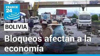 Bolivia tras más de diez días de bloqueos el país sufre afectaciones en la economía [upl. by Armbruster]