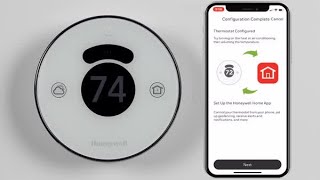 How to set up and connect the Honeywell Home Round Smart Thermostat [upl. by Grissel]