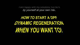 DPF TDV8 Range Rover how to start a dynamic regeneration manually [upl. by Norine846]