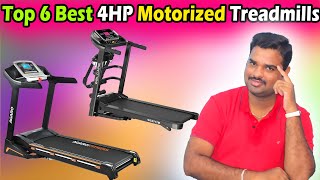 ✅ Top 6 Best 4HP Treadmills In India 2024 With Price Motorized Treadmills Review amp Comparison [upl. by Narod]