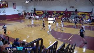 Poquoson JV Boys Basketball vs Warhill [upl. by Aduhey]