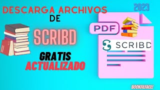 ⚡️como usar ARCHIVOS de SCRIBD GRATIS 2023📚 Actualizado💥 [upl. by Idak199]