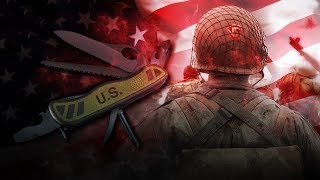 VICTORINOX KNIFE COMBAT UTILITY  US SOLDIER KNIFE All subtitles [upl. by Nogas415]