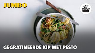 Wat eten we Gegratineerde kip met pesto [upl. by Lucic419]