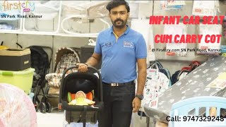 Infant Car Seat Cum Carry Cot  Firstcry SN Park Road [upl. by Emylee849]