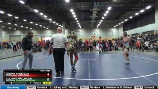 High School 9th  10th Grade 145 Jajuan Anderson Warren Wrestling Academy Vs Colton Smallwood Mc [upl. by Feldstein]