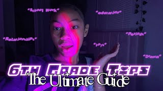 6th Grade Tips  6th grade tips for upcoming 6th graders [upl. by Bresee432]