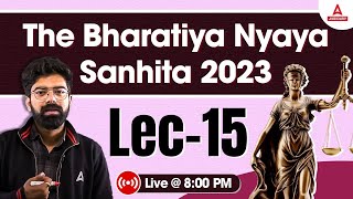 Bharatiya Nyaya Sanhita 2023  भारतीय न्याय संहिता  Lecture15  BNS By Amit Anand Sir [upl. by Manard]