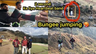 Tried Bungee Jumping For The First Time😅 [upl. by Ijan765]