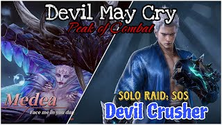 Solo SoS Medea  Devil Crusher  Devil May Cry Peak of Combat  ASIA [upl. by Yknip]