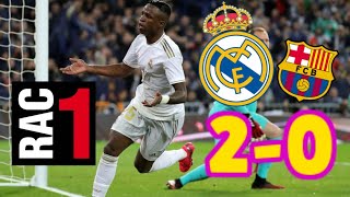 AUDIO RAC1  REAL MADRID 20 BARCELONA  COMPLETO [upl. by Eanahs]