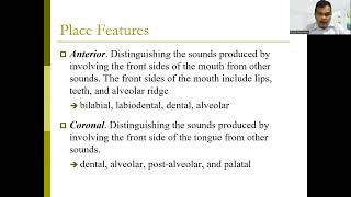 Distinctive features of consonants [upl. by Alegnaoj247]