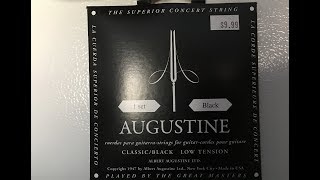 Augustine Classical Guitar Strings  Demo [upl. by Ytsirc491]