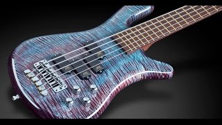 Warwick Custom Shop Masterbuilt  Streamer LX  Special Midnight Blue Transparent Polish 163088 [upl. by Aenel]