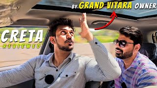 Creta 2024 Reviewed by Grand Vitara Owner shocking 🤯 Reactions  Grand Vitara vs Creta 2024 Facelif [upl. by Dympha196]