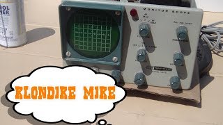 Heathkit HO10 monitor scope Inspection part1 [upl. by Ecraep]