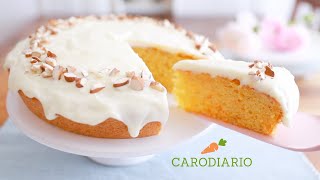 SOFFICISSIMA TORTA DI CAROTE CON CREMA AL MASCARPONE 🥕 RICETTA FACILE E VELOCE [upl. by Fahy]