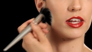 How to Use a Stippling Brush  Makeup Tips [upl. by Sailesh542]