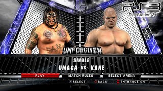 WWE SmackDown VS Raw 2010 PS3  Umaga VS Kane 2KmClassic [upl. by Sherry]