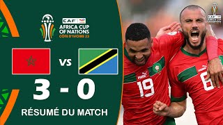 Maroc vs Tanzanie 30 Résumé  Coupe dAfrique des Nations de la CAF 2023  Résumé du Match [upl. by Milano]