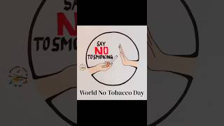 No Tobacco day drawing  No smoking drawing  world no tobacco day drawing drawing shorts [upl. by Rhiamon]