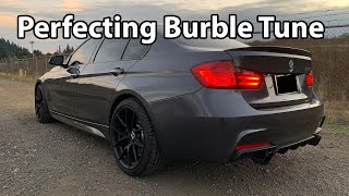 Perfecting the Burble Tune on an F30 BMW 335i using Bootmod3 [upl. by Ursas]