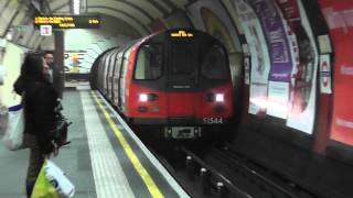 Northern Line 1995TS 51544 Arriving Belsize Park [upl. by Buzzell30]