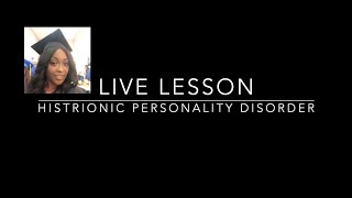 Histrionic Personality Disorder in Mental Health psych Nursing [upl. by Jon429]