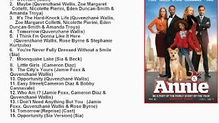 Annie 2014 Movie Official Soundtrack List [upl. by Benco333]