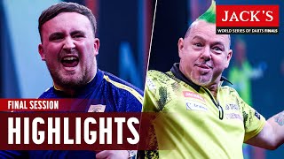 A NEW KING 🏆 Final Session Highlights  2024 Jacks World Series of Darts Finals [upl. by Inaboy]