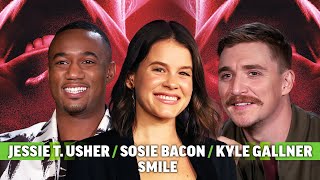 Smile Interview Sosie Bacon Jessie T Usher and Kyle Gallner [upl. by Hoem]