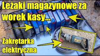 Nowe łożyska SKF zakrętarka elektryczna Narex z Czechosłowacji [upl. by Kathi617]