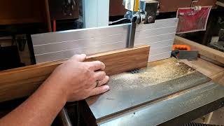 Resawing ironwood with a hellbender performance carbide blade [upl. by Christalle]