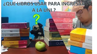 LOS MEJORES LIBROS PARA INGRESAR A LA UNI  RECOMENDACIONES PARA TODOS [upl. by Eadrahc949]