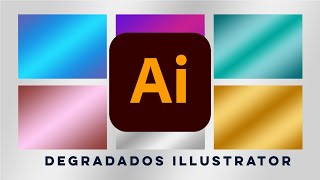 Como hacer degradados en illustrator 2021 [upl. by Kcaj]