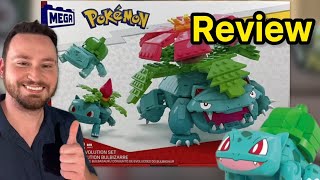 MEGA’s Bulbasaur Evolution Set Review [upl. by Inafetse447]