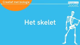 Het skelet  Creatief met Biologie [upl. by Libby]