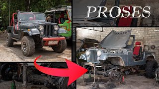 Proses Modifikasi Jeep CJ7 [upl. by Euqinorev]